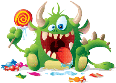 Candy Tyme's Candy Monster - Tactic Hungry Monsters Board Game (400x400), Png Download