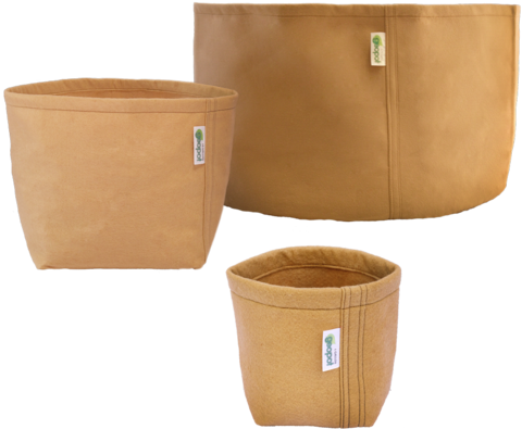 Geopot Breathable Fabric Plant Pots - Fabric Plant Pot (480x480), Png Download