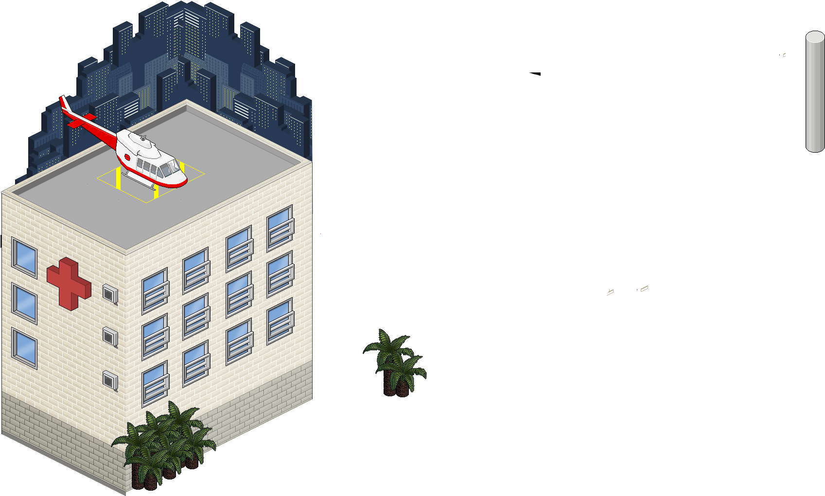 Edificio Hospital - House (3000x3000), Png Download