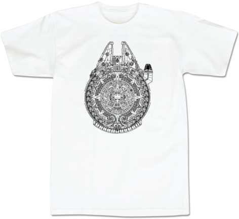 'new Millennium' T-shirt - Aztec Calendar (480x480), Png Download