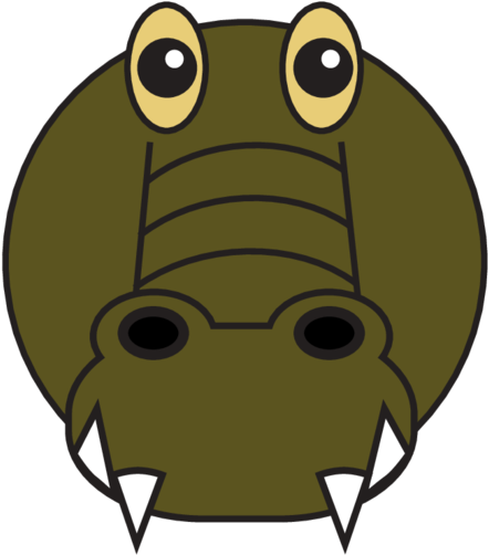 Animaru Alligator - Quiz (800x800), Png Download