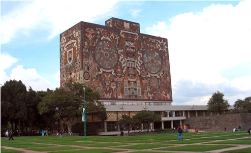 Edificio - Central Library (unam) (850x300), Png Download