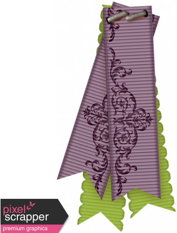 Umbrella Ribbon Cluster - Digital Scrapbooking (456x456), Png Download