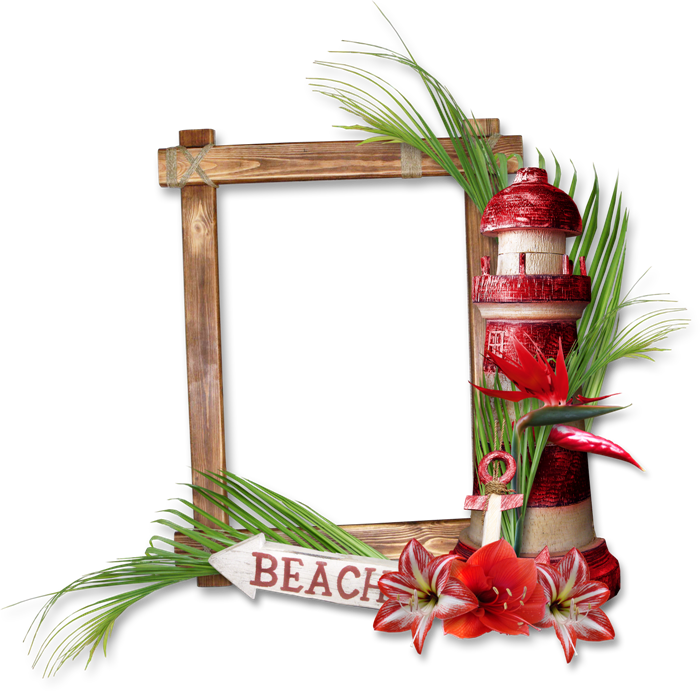 Tropical Frames - Christmas Day (700x691), Png Download