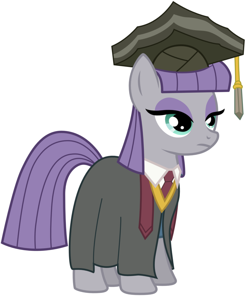 Sonofaskywalker, Clothes, Earth Pony, Female, Graduate, - Maud Pie Graduate (852x1024), Png Download