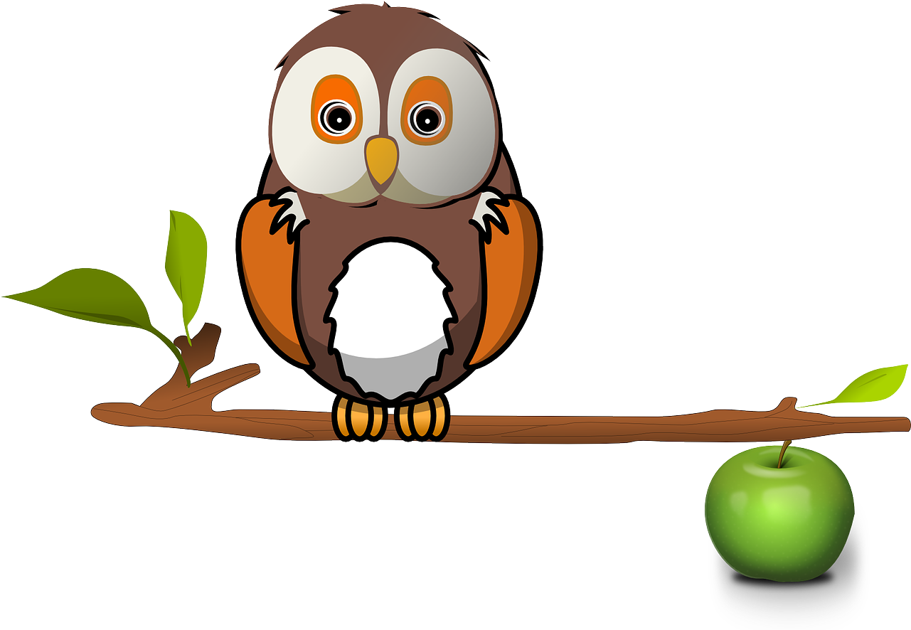 Vector Graphics,free Pictures, Free - Bird Sitting On A Branch Clipart (1280x895), Png Download