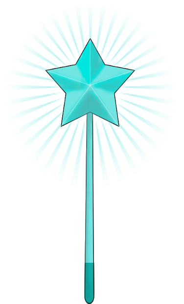 Varita Mágica Color Turquesa - Castlight Health (376x622), Png Download