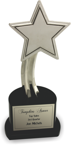 The Recognition Star - Employee Award (247x500), Png Download