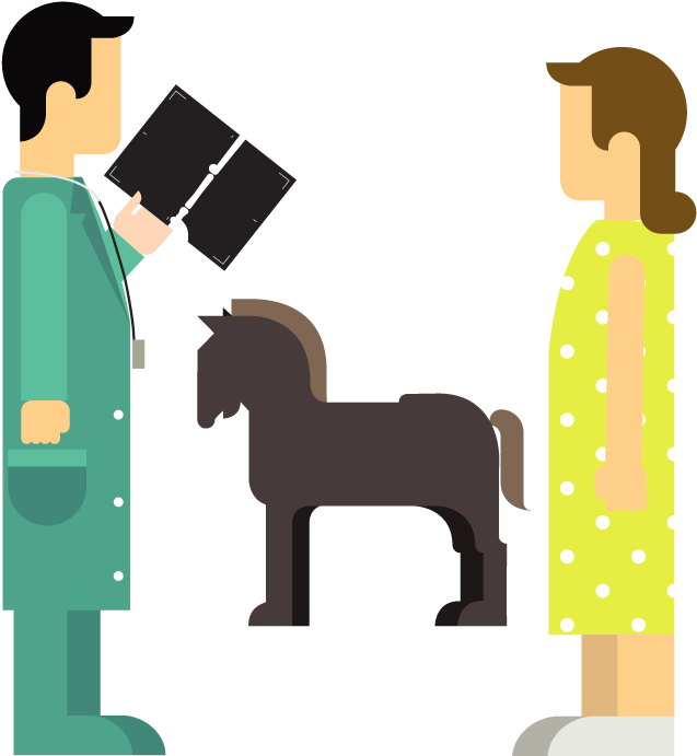 Horse (700x723), Png Download