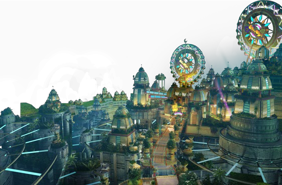 Sonic Colours Tropical Resort Art - Sonic Colors Tropical Resort Background (562x369), Png Download