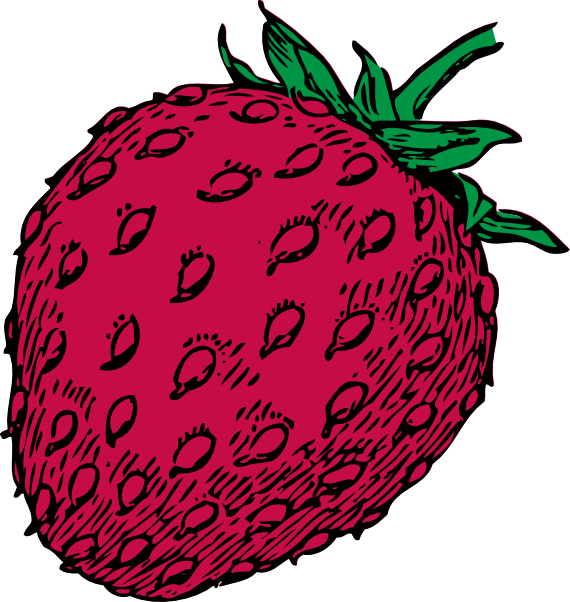 Strawberry 15 Clipart Png For Web - Png Clipart Strawberry Png (570x602), Png Download