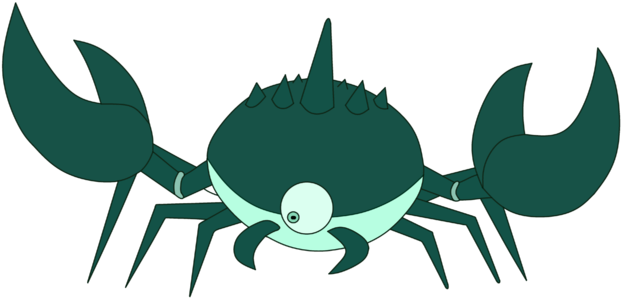 Crab Monster - Steven Universe Crab Gem Monster (640x311), Png Download