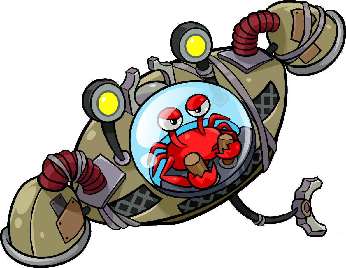 Klepto The Crab - Club Penguin Crab (1187x921), Png Download