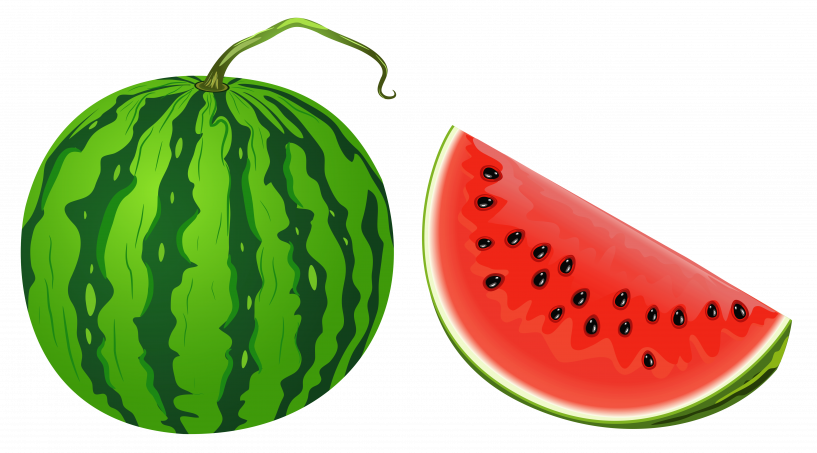Watermelon Png Vector Clipart Image High - Clipart Images Of Watermelon (817x453), Png Download