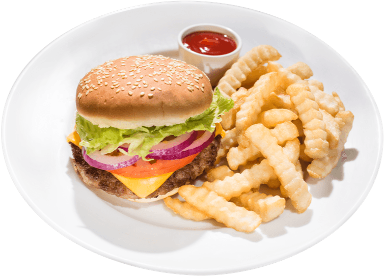 Bbq Cheeseburger - L&l Hawaiian Bbq Cheeseburger (801x620), Png Download
