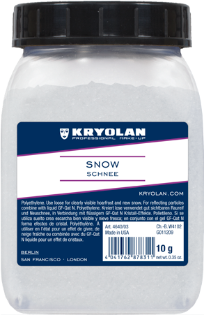 Kryolan Ice Effect Kit - Kryolan Ice Crystals (350x450), Png Download