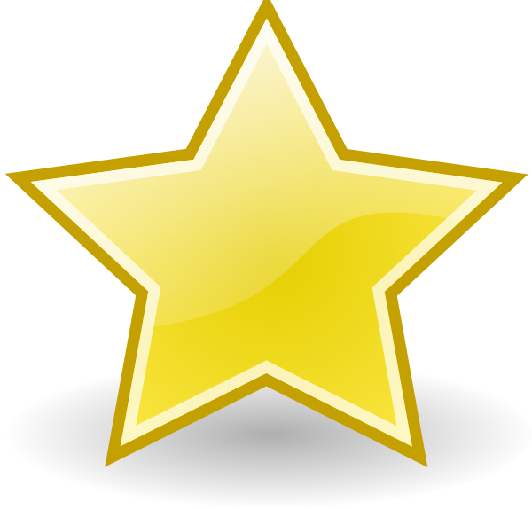 Free Vector Rocket Emblem Star Clip Art - Volunteer Of The Month Png (600x574), Png Download