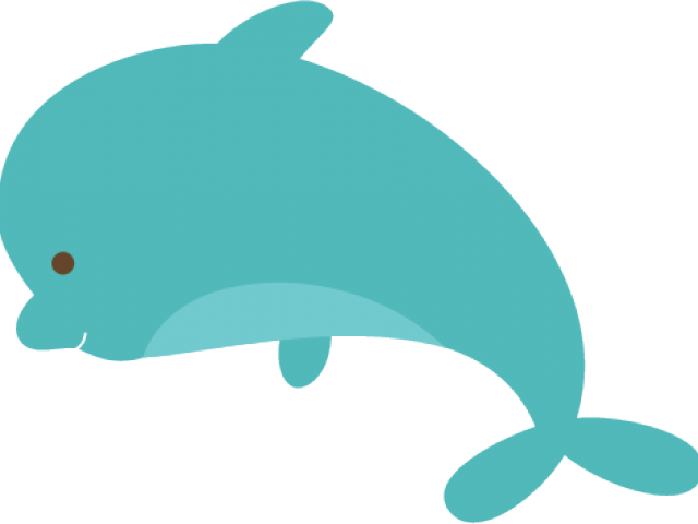 Elegant Deer Black And White Clipart Dolphin Clipart - Dolphin Clipart Transparent Background (475x352), Png Download