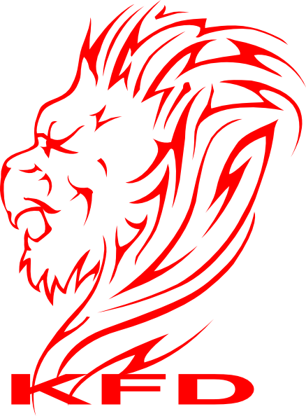 Kfd Lion Logo Clip Art - Lion Vector (438x594), Png Download