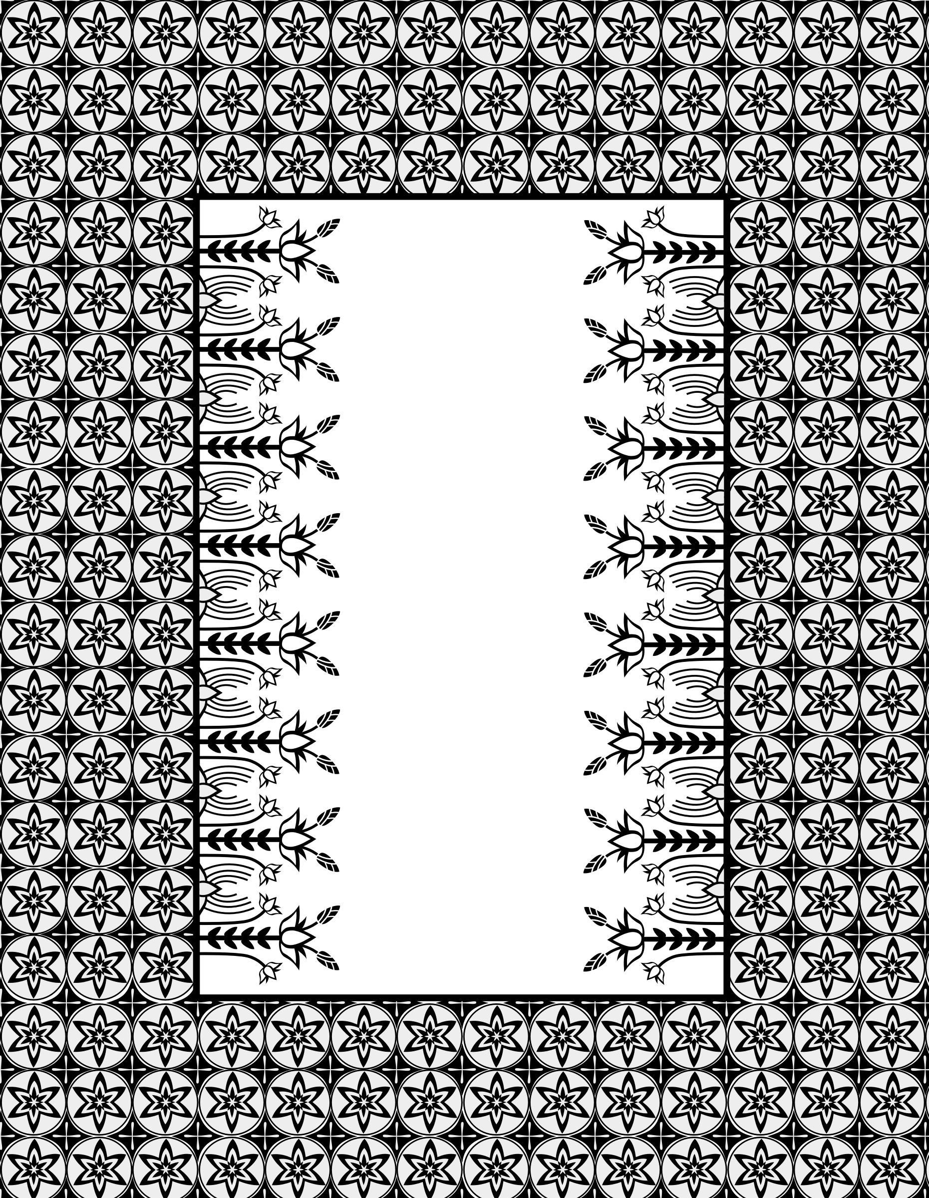Star Frame Png (1861x2400), Png Download
