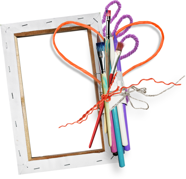Cadres Et Bordures - Painting (600x579), Png Download