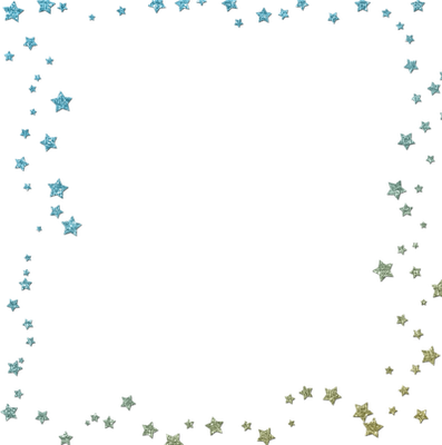 Frame-star - Christmas Lights Frame Png (397x400), Png Download