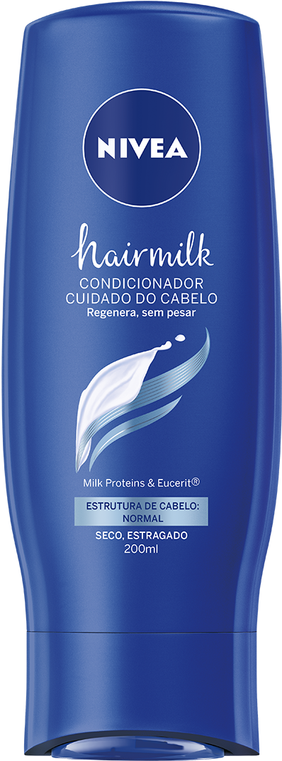 Cuidado Do Cabelo - Nivea Hair Milk Conditioner (1010x1180), Png Download