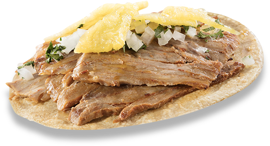 Taco Al Pastor - Khanom Bueang (650x400), Png Download