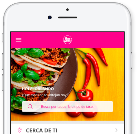 ¡ahora Ya Podrás Saber Dónde Comer Tacos Al Pastor - Taco (540x460), Png Download
