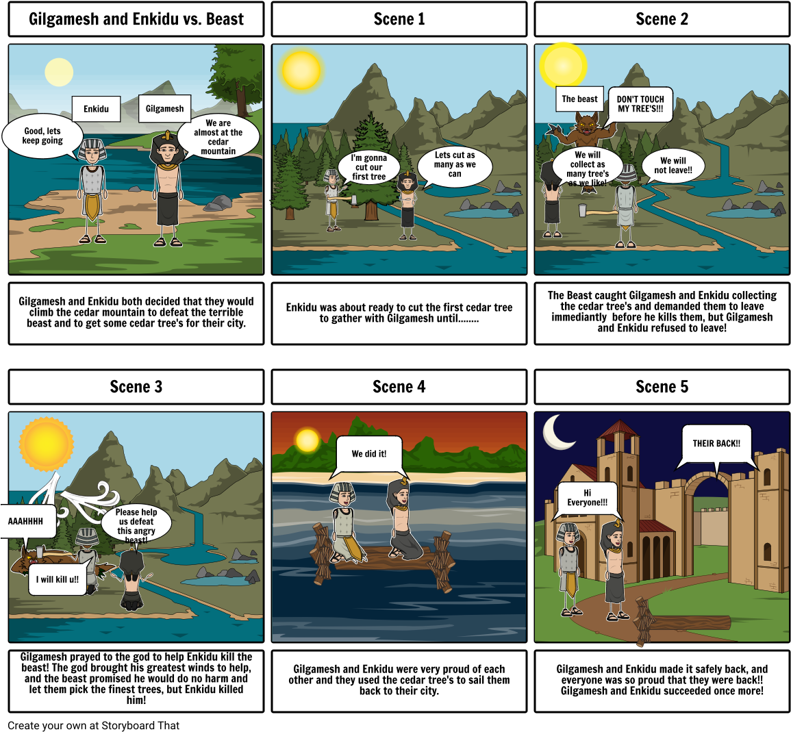 Social Studies Project Per - Noah And The Ark Storyboard (1164x1086), Png Download
