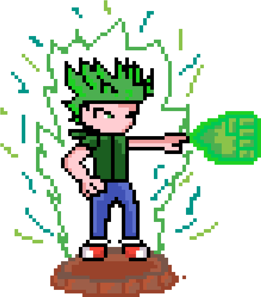 Cabelo Verde - Cartoon (1200x1200), Png Download