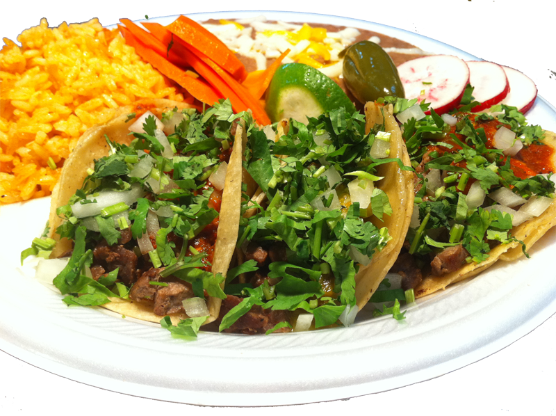 Plate1 - Taco On Plate Png (800x598), Png Download