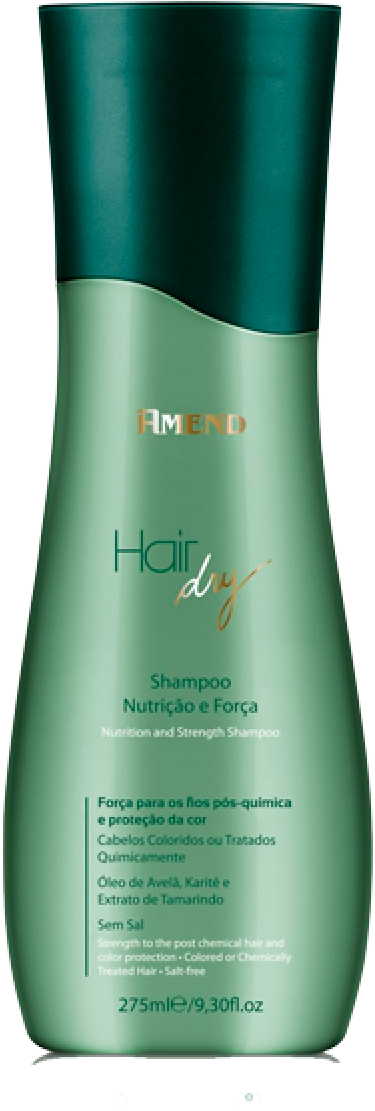 Shampoo Amend Hair Dry 275ml Nutri Ao - Amend Dry Hair Shampoo Nutrition And Strength Without (1200x1200), Png Download