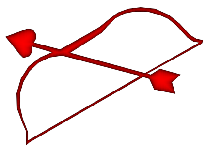 Zoom Diseño Y Fotografía - Arco Y Flecha De Cupido Png (425x312), Png Download