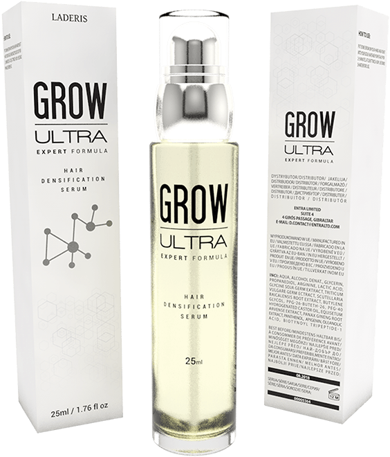 Em Um Mês Vais Fortalecer O Cabelo, Parar A Queda, - Grow Ultra (600x670), Png Download