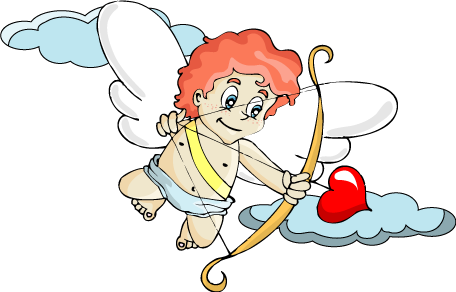 Te Ofrecemos Una Selección De Dibujos De Cupido - Dibujos De Amor Cupido (456x292), Png Download