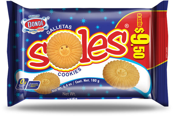 Soles-180g - Galletas Donde (700x600), Png Download