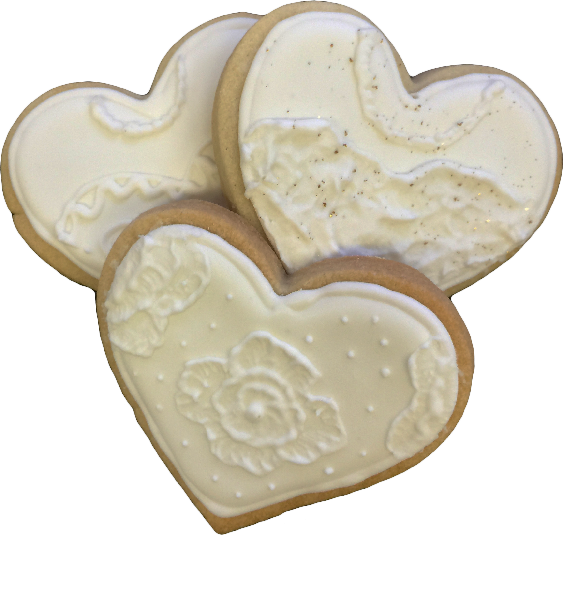Wedding Heart Cookies - Heart Shaped Crackers Transparent (2448x2736), Png Download