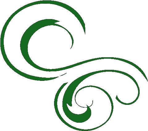 All Images From Collection - Green Swirly Line Art (490x448), Png Download