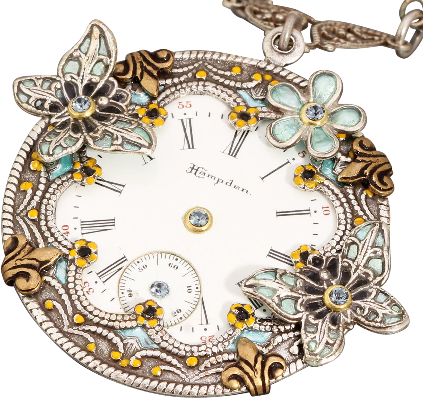 Steampunk Gravity Falls Mabel Pig Bill Cipher Wheel - Steampunk Jewelry Steampunk Necklace Steampunk Pendant (1389x1389), Png Download