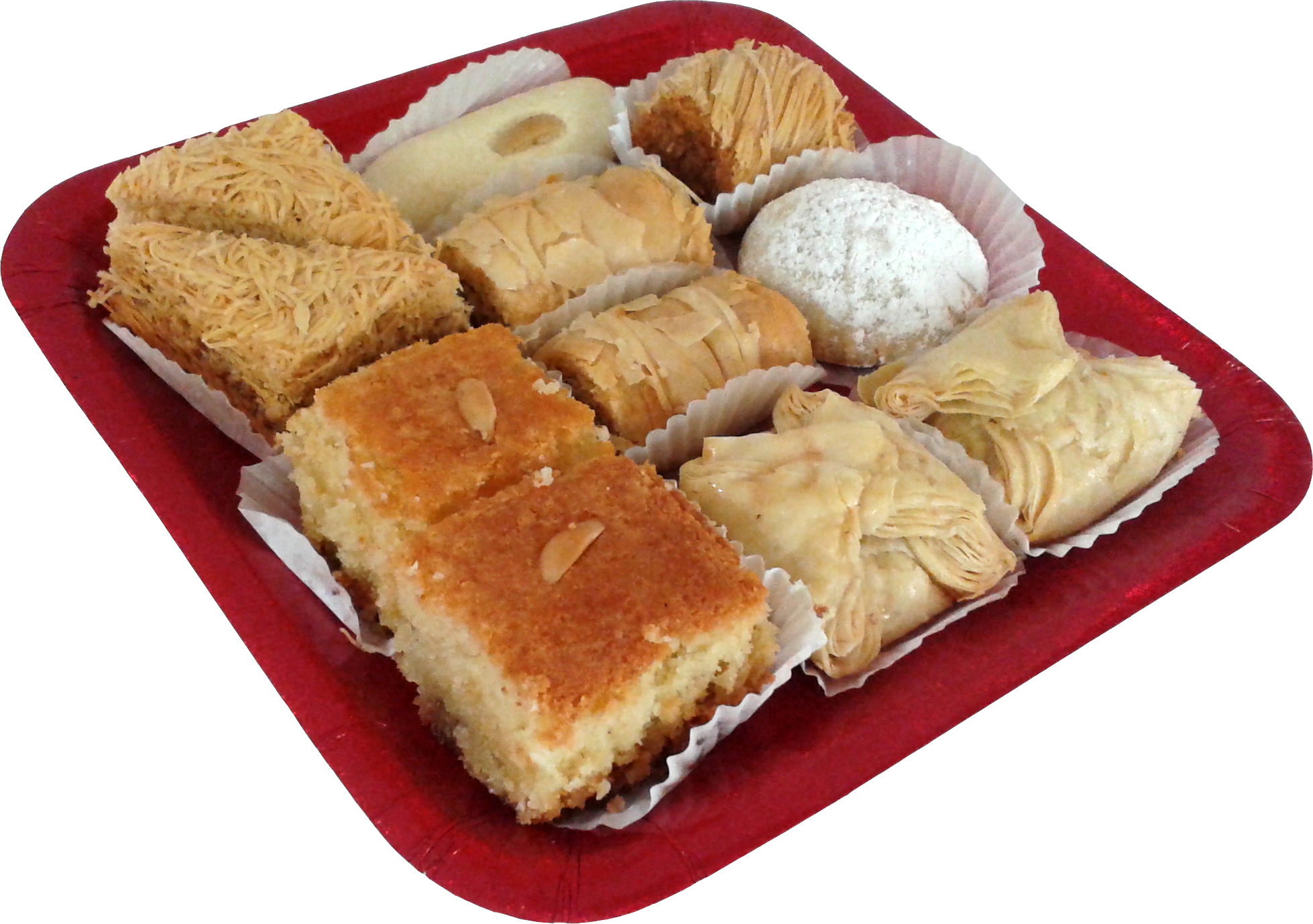 Regalo De Navidad - Bandeja Dulces Arabes (1958x1378), Png Download