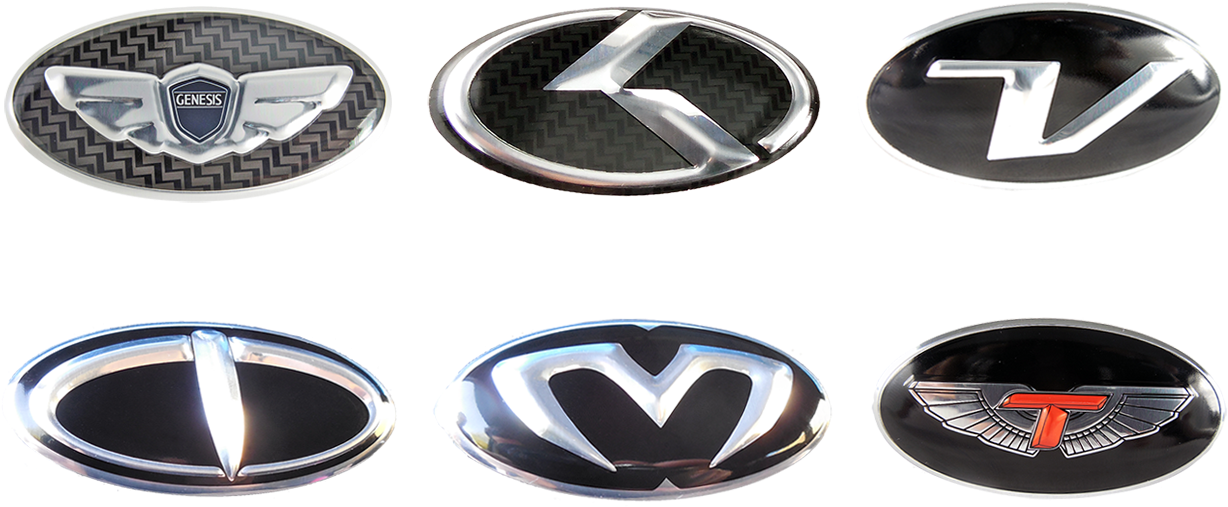 Oval Domed Metal Emblem 60mm X 30mm Size, Oval Wing - Emblem (1260x624), Png Download