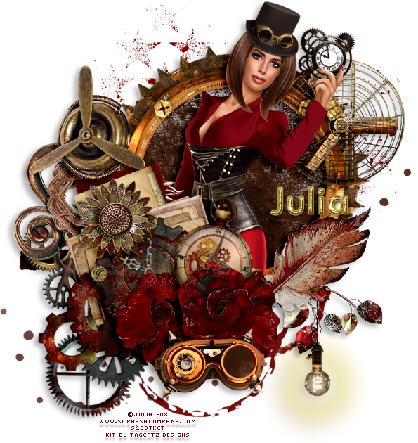 This Is A Match For Julia Fox's Beautiful "steampunk - Connecticut (595x630), Png Download