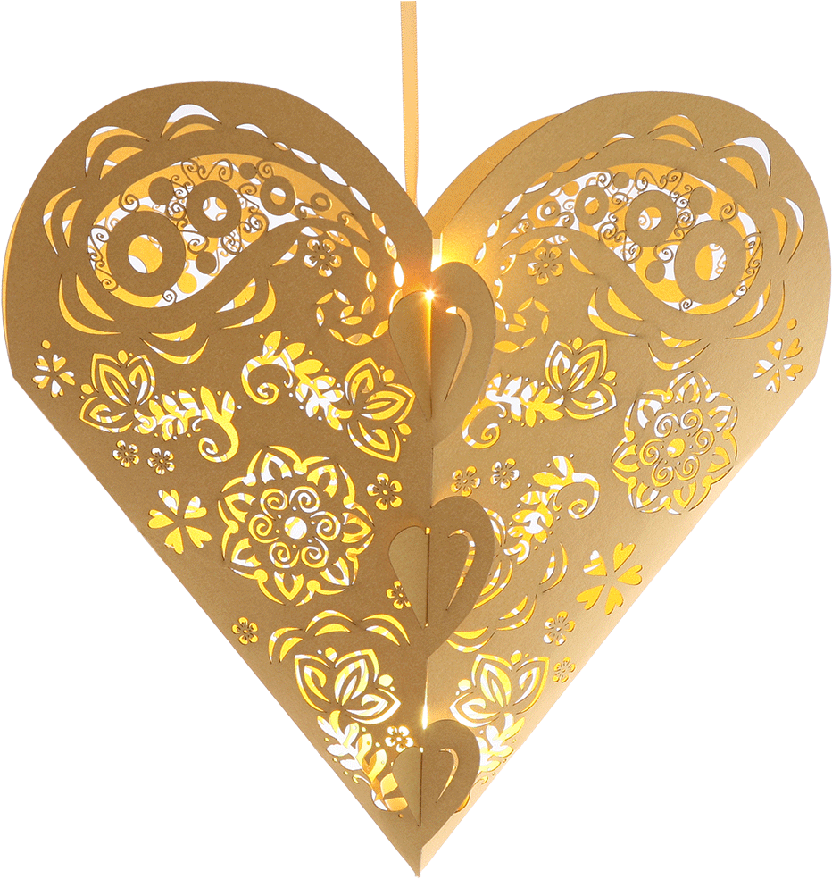 Henna Heart Pendants - Drawing (1000x1000), Png Download
