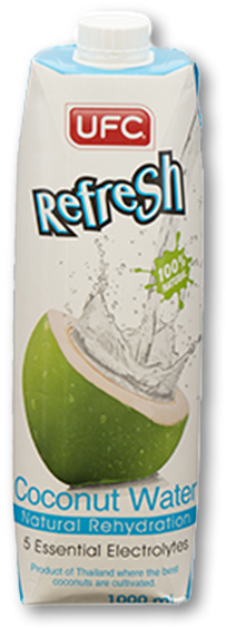 Quick Overview - (10 Pack) - Ufc - Refresh Coconut Water Ufc2 | 500ml (600x600), Png Download