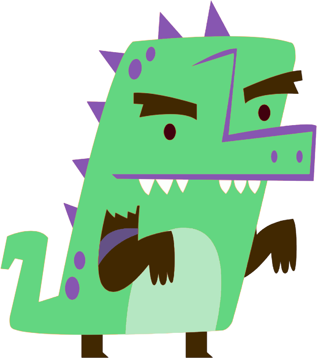 Dino Green Purple 112 Kb - Hop Scotch With Transparent Background (1321x1321), Png Download