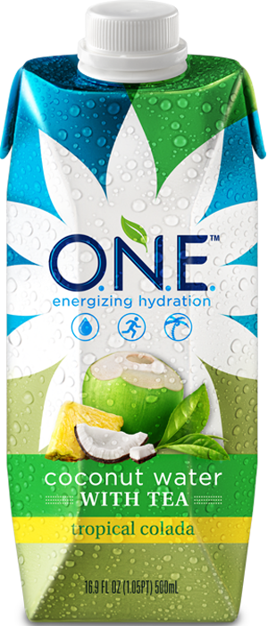 O.n.e Natural Coconut Water 16.9 Oz Cartons - Pack (300x700), Png Download