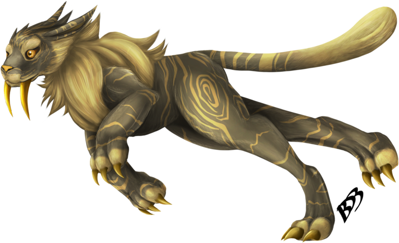 Saber Tooth Tiger - Mythical Saber Tooth Tigers (900x500), Png Download
