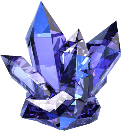 Clipart Resolution 500*500 - Gemstone Crystals (500x500), Png Download