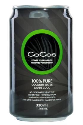Cocos Coconut Water - Hemp Oil (464x467), Png Download